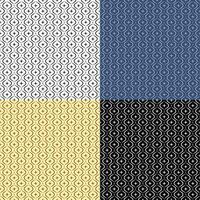 Set of oriental geometric SEAMLESS patterns with diamonds and dots. Ornates for decoration and printing on fabric. Design element. image vector