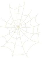 Spider Net Decoration in Flat Design. vector