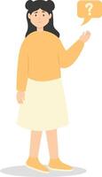 People Think and Solve Question vector