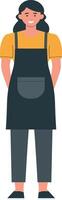 People Profession Character with Flat Cartoon Design. Isolated on White Background. vector