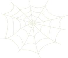 Spider Net Decoration with Flat Design vector