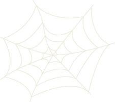 Spider Net Decoration with Simple Shape vector