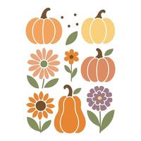 Autumn October Shirt with Vintage Halloween Design vector