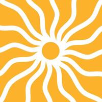 Abstract Sunburst Design vector