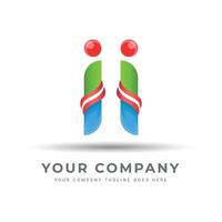 I LOGO DESIGN. I FONT DESIGN. I ALPHABET. I LETTER ILLUSTRATION. ICON, ABSTRACT, SHAPE, LOGO, FONT, TEXT. vector