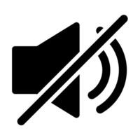 Silent Sound off icon for your web design, logo, UI. illustration vector