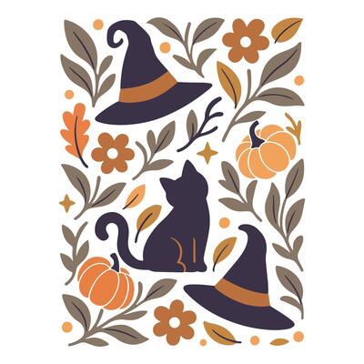 Vintage Leaves Shirt with Boho Fall Design