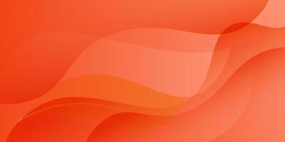 Abstract colorful orange wave background. Simple wave fluid pattern background. Eps10 vector