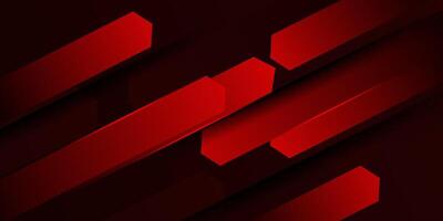 Abstract overlapping red arrow shape background. Simple dynamic color pattern design. eps10 vector