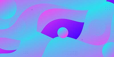 Abstract colorful wave liquid banner background. Simple blue and pink gradient wave liquid shape pattern on bright background. Eps10 vector