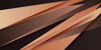 Abstract overlapping paper cut themed brown background. Simple pattern design. Eps10 vector