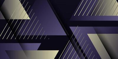 Abstract dark blue overlapping triangle pattern on 3D background with shadow. Soft blue and yellow colors on the background. Eps10 vector