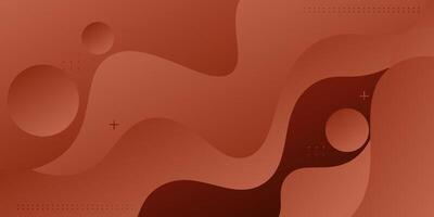 Abstract dynamic color wave orange background. Simple wave fluid banner pattern background. Eps10 vector