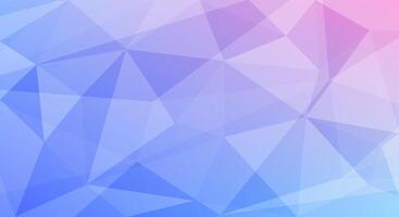 Abstract geometric pattern in blue and pink vector