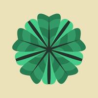 Intricate green floral or botanical design, viewed from above, suggesting nature, growth, and organic patterns. eco friendly themes, wellness decorative elements with a symmetrical, modern aesthetic vector