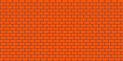 a Seamless orange brick wall pattern, ideal for backgrounds, textures, or graphic design elements. A vibrant and modern architectural surface, perfect for various creative projects vector
