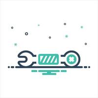 Mix icon mend vector