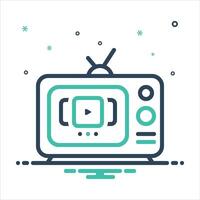 Mix icon series vector