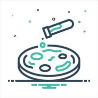 Mix icon experimental vector