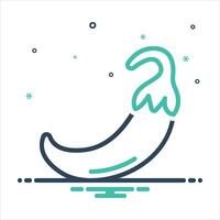 Mix icon pepper vector