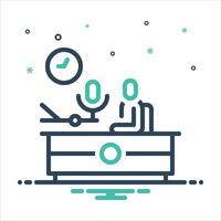 Mix icon podcaster vector