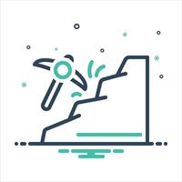 Mix icon mining vector