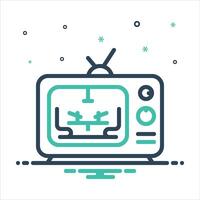 Mix icon episodes vector