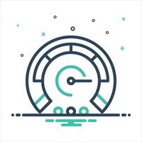 Mix icon speed vector
