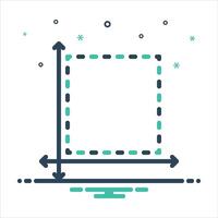 Mix icon size vector