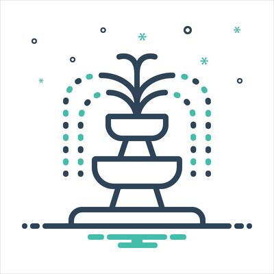 mix icon fountain