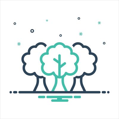 mix icon trees