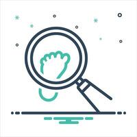 Mix icon tracking vector