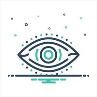 Mix icon visual vector