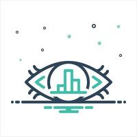 Mix icon visualization vector