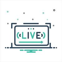 Mix icon live vector