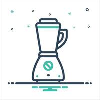 Mix icon mixer vector