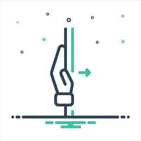 Mix icon push vector