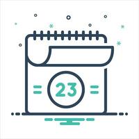 Mix icon tomorrow vector