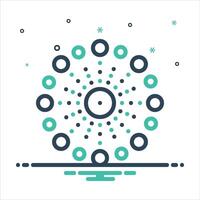 Mix icon connecting vector