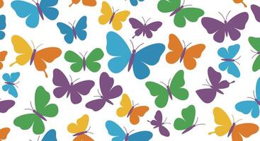 A butterflies on white background vector