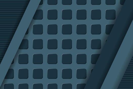 Dark abstract square background. Blue mosaic look shadow effect vector