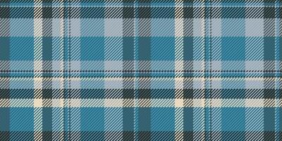 Seamless teal and cream plaid pattern. Perfect for textile design, website backgrounds, or fashion projects. Evokes feelings of warmth, comfort, and tradition. vector
