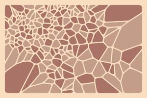 Geometric voronoi background arranged in irregular cell patterns with abstract symmetry vector