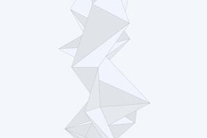 Clean and abstract illustration of polygon origami peaks creating a modern and minimal background vector