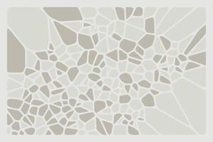 Voronoi background made of interlocking shapes with a white abstract feel vector
