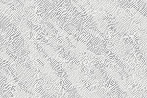Organic wire art background with abstract shapes and fluid line structure vector