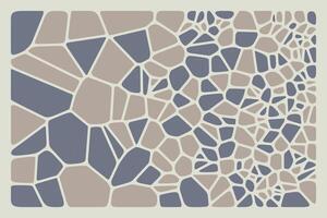 Abstract voronoi background composed of cracked glass style geometry with vivid tones vector