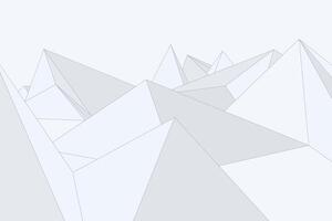 Abstract polygon peaks form an origami-inspired background with clean geometric lines and a minimal design vector