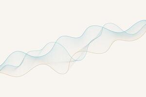 Gradient contour waves flow across the background with fine particle detailing in abstract motion, creating a modern digital art effect vector