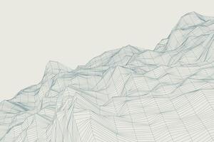 wave mesh background with geometric abstraction from geometric waves background vector